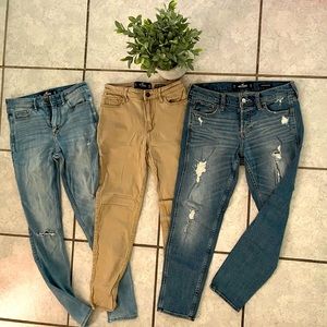Hollister jeans.